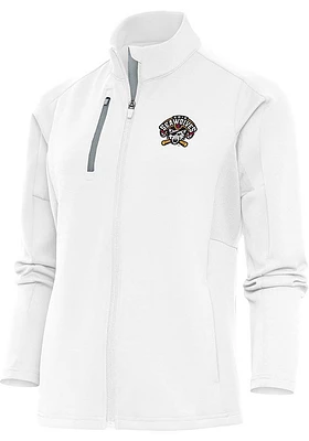 Antigua Erie SeaWolves Womens White Generation Light Weight Jacket