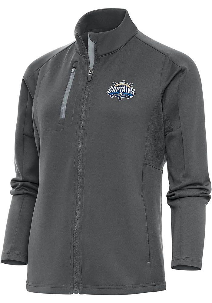 Antigua Lake County Captains Womens Grey Generation Light Weight Jacket