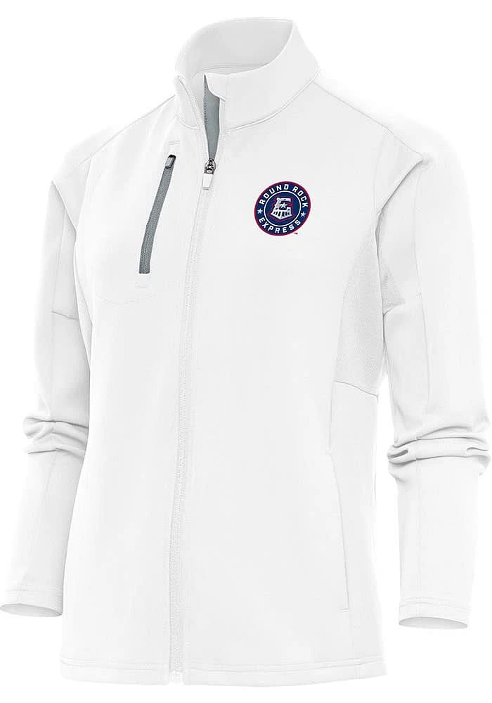 Antigua Round Rock Express Womens White Generation Light Weight Jacket