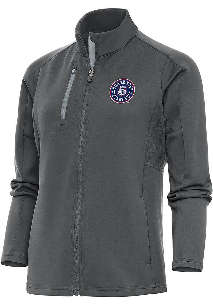 Antigua Round Rock Express Womens Grey Generation Light Weight Jacket