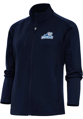 Antigua West Michigan Whitecaps Womens Navy Blue Generation Light Weight Jacket