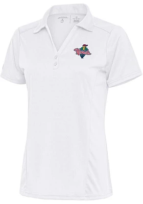 Antigua Cedar Rapids Kernels Womens Tribute Short Sleeve Polo Shirt