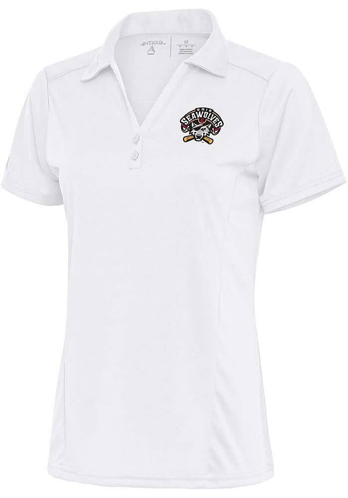 Antigua Erie SeaWolves Womens Tribute Short Sleeve Polo Shirt