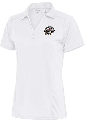 Antigua Erie SeaWolves Womens Tribute Short Sleeve Polo Shirt