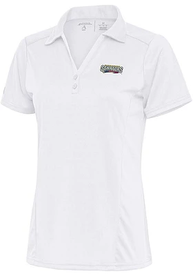 Antigua Harrisburg Senators Womens Tribute Short Sleeve Polo Shirt