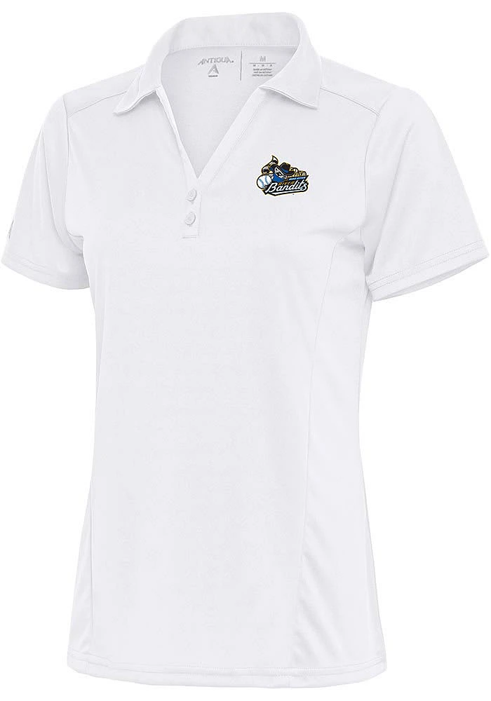 Antigua Quad Cities River Bandits Womens Tribute Short Sleeve Polo Shirt