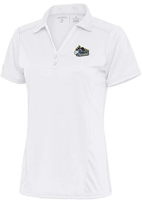 Antigua Quad Cities River Bandits Womens Tribute Short Sleeve Polo Shirt