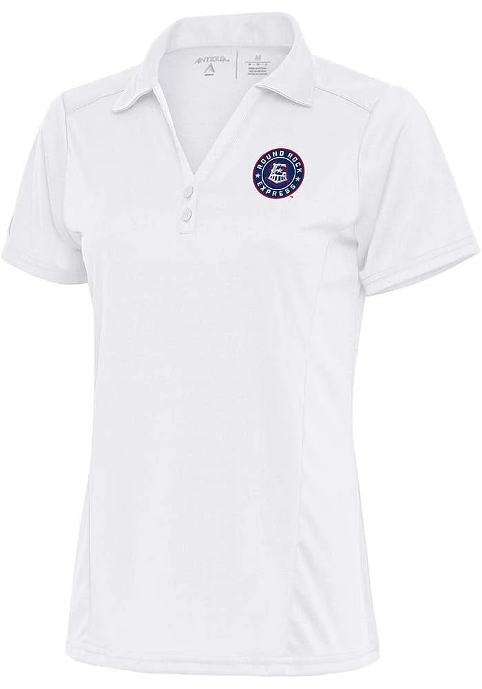 Antigua Round Rock Express Womens Tribute Short Sleeve Polo Shirt