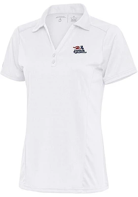 Antigua Somerset Patriots Womens Tribute Short Sleeve Polo Shirt