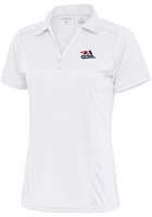 Antigua Somerset Patriots Womens Tribute Short Sleeve Polo Shirt
