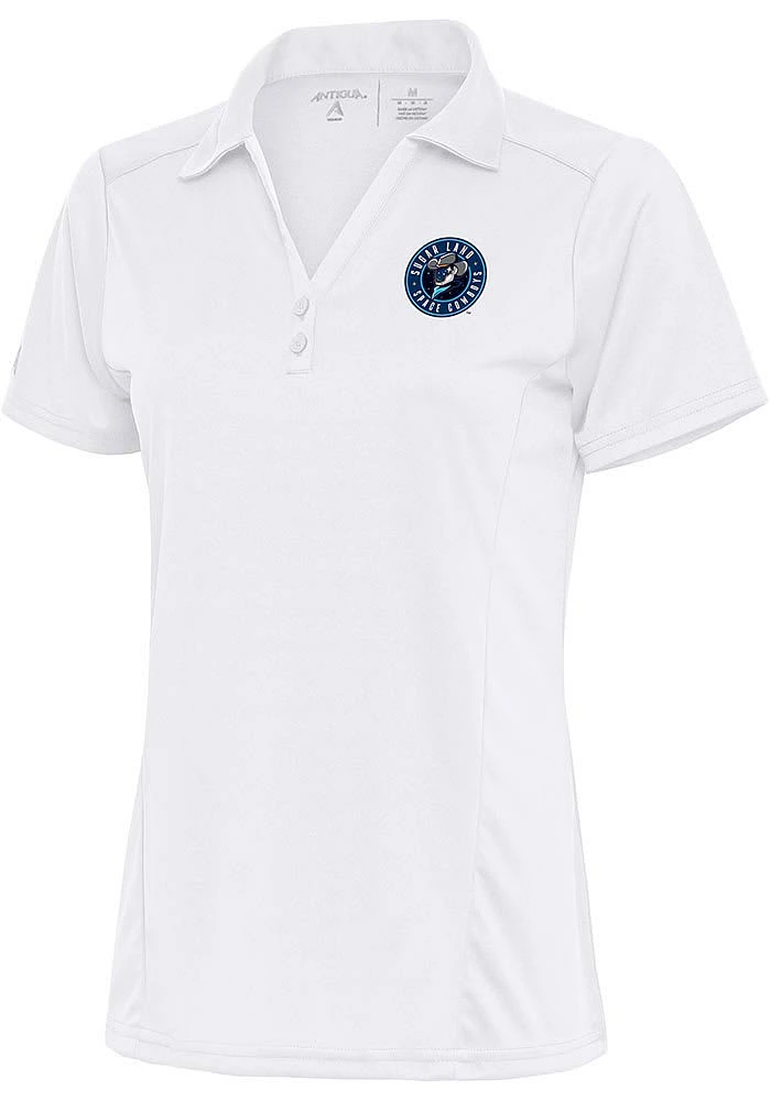 Antigua Sugar Land Space Cowboys Womens Tribute Short Sleeve Polo Shirt