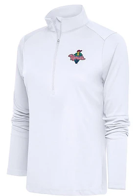 Antigua Cedar Rapids Kernels Womens Tribute Qtr Zip Pullover