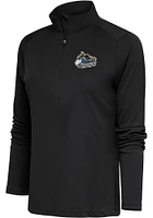 Antigua Quad Cities River Bandits Womens Grey Tribute Qtr Zip Pullover