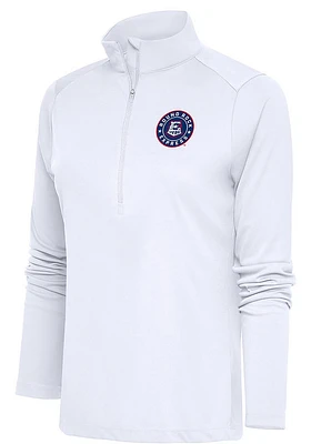 Antigua Round Rock Express Womens Tribute Qtr Zip Pullover