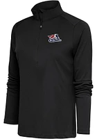 Antigua Somerset Patriots Womens Grey Tribute Qtr Zip Pullover