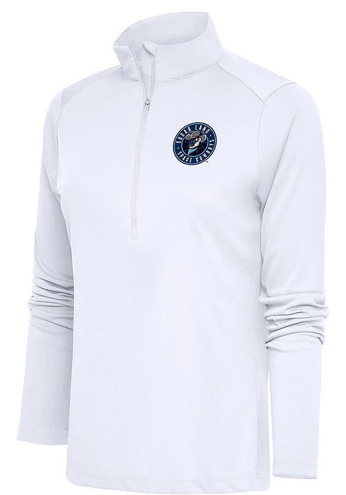 Antigua Sugar Land Space Cowboys Womens Tribute Qtr Zip Pullover