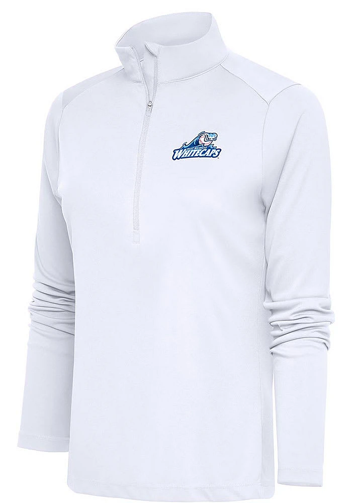Antigua West Michigan Whitecaps Womens Tribute Qtr Zip Pullover