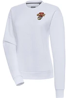 Antigua Altoona Curve Womens White Victory Crew Sweatshirt