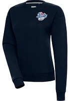 Antigua Corpus Christi Hooks Womens Navy Blue Victory Crew Sweatshirt
