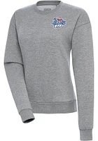 Antigua Corpus Christi Hooks Womens Grey Victory Crew Sweatshirt