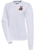 Antigua El Paso Chihuahuas Womens White Victory Crew Sweatshirt