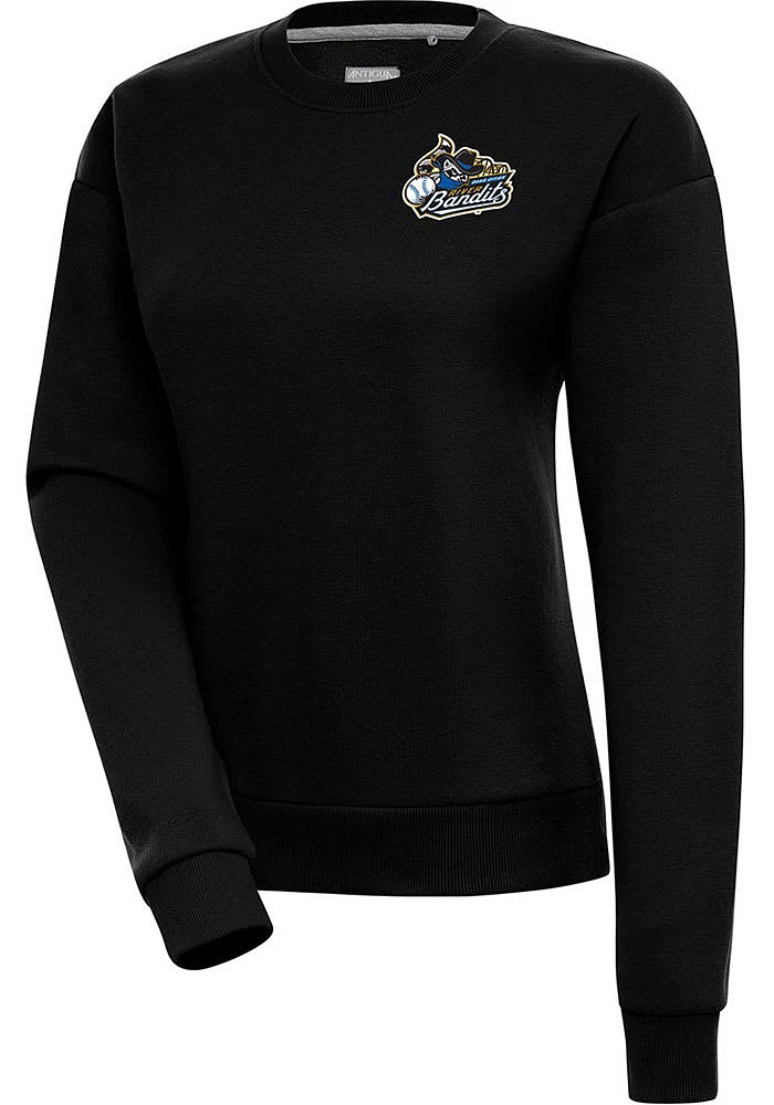 Antigua Quad Cities River Bandits Womens Victory Crew Sweatshirt