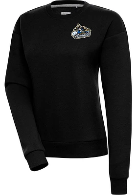 Antigua Quad Cities River Bandits Womens Victory Crew Sweatshirt