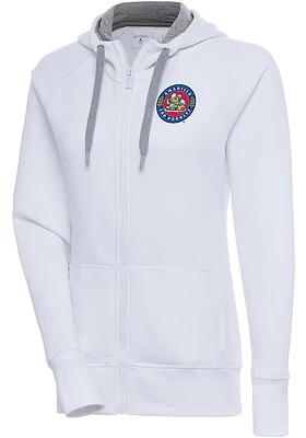 Antigua Amarillo Sod Poodles Womens Victory Long Sleeve Full Zip Jacket