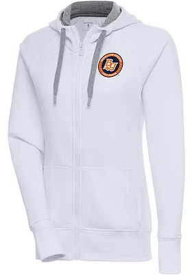 Antigua Bowling Green Hot Rods Womens Victory Long Sleeve Full Zip Jacket