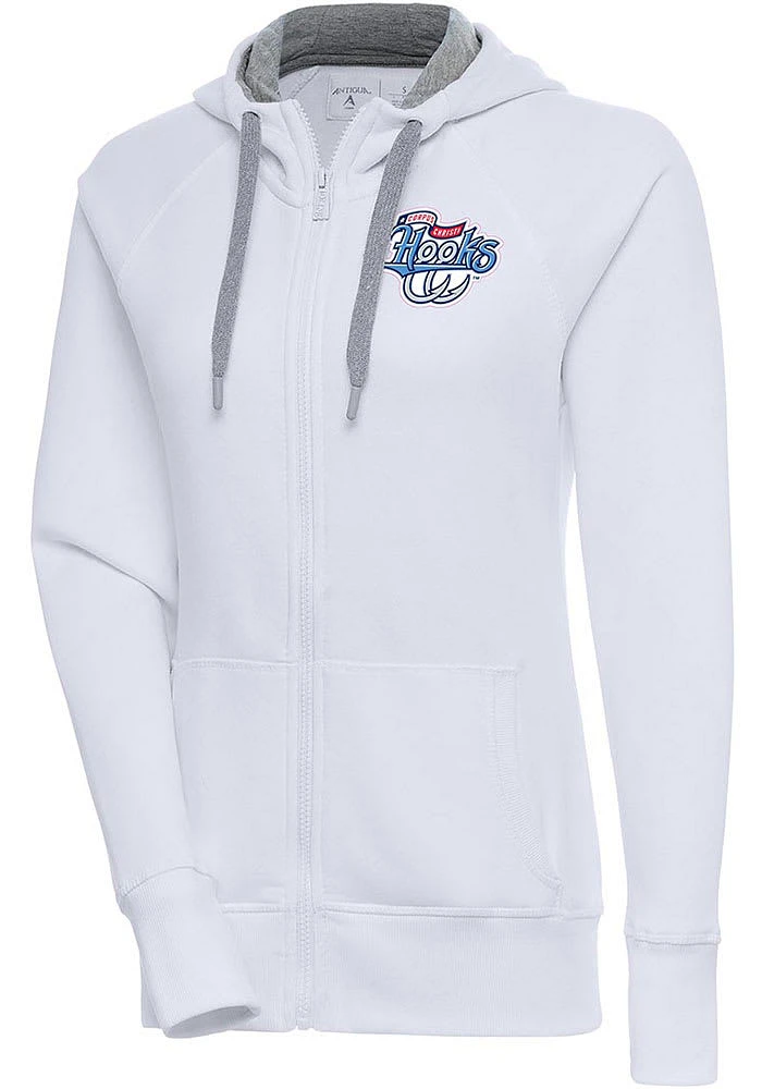 Antigua Corpus Christi Hooks Womens Victory Long Sleeve Full Zip Jacket