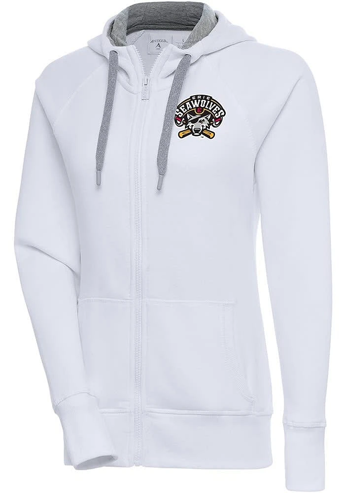 Antigua Erie SeaWolves Womens Victory Long Sleeve Full Zip Jacket