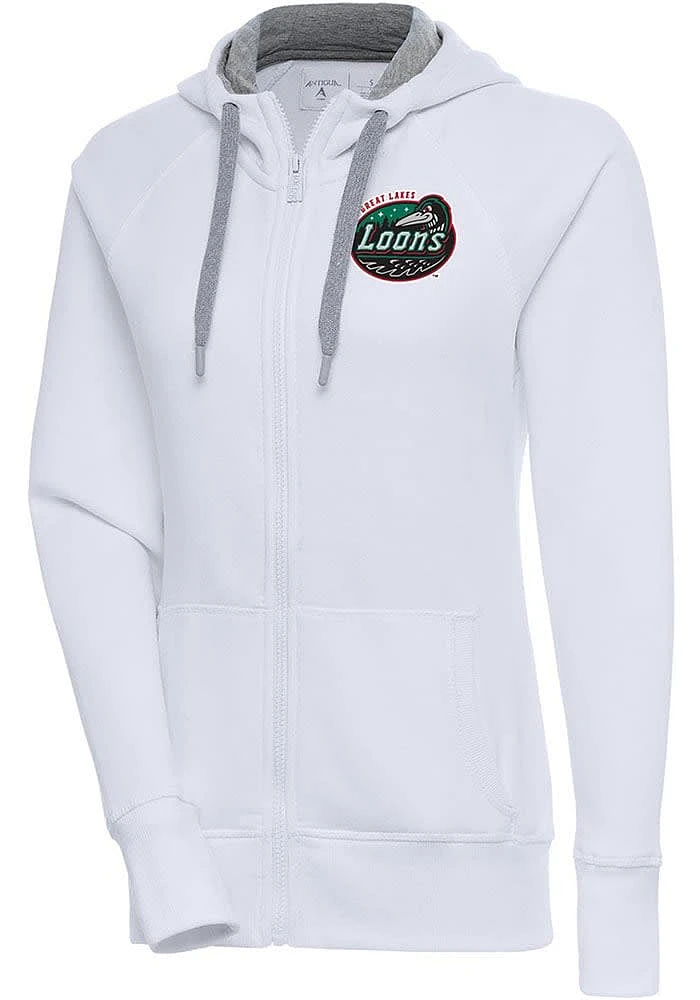 Antigua Great Lakes Loons Womens Victory Long Sleeve Full Zip Jacket
