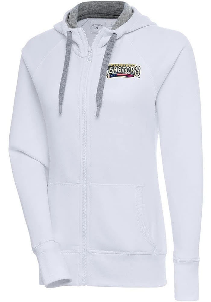 Antigua Harrisburg Senators Womens Victory Long Sleeve Full Zip Jacket