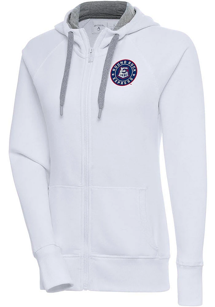 Antigua Round Rock Express Womens Victory Long Sleeve Full Zip Jacket