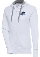 Antigua San Antonio Missions Womens White Victory Long Sleeve Full Zip Jacket