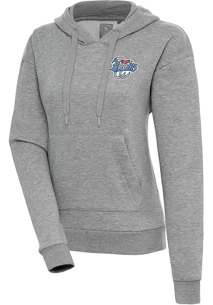 Antigua Corpus Christi Hooks Womens Grey Victory Hooded Sweatshirt