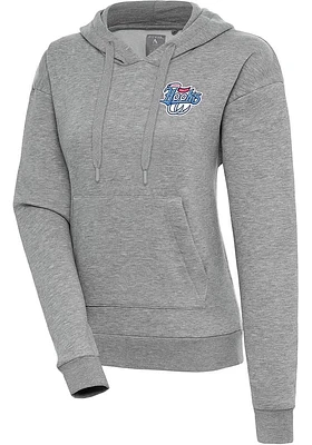 Antigua Corpus Christi Hooks Womens Grey Victory Hooded Sweatshirt