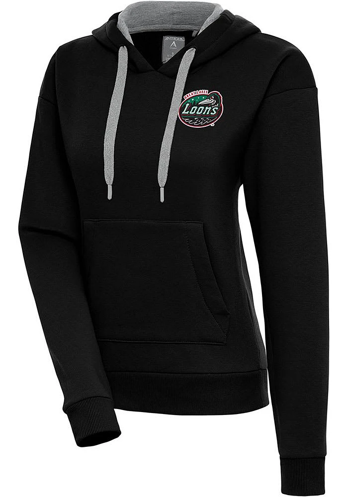 Antigua Great Lakes Loons Womens Victory Hooded Sweatshirt