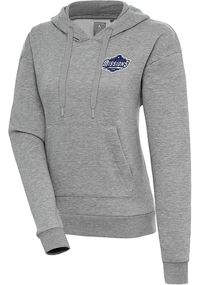 Antigua San Antonio Missions Womens Grey Victory Hooded Sweatshirt