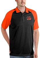 Antigua Cincinnati Bengals Mens Nova Polo Short Sleeve