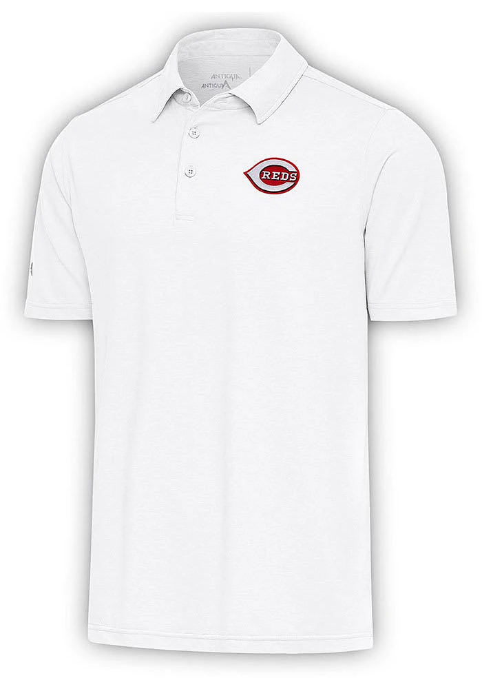 Antigua Cincinnati Reds Mens Par 3 Short Sleeve Polo