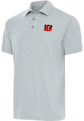 Antigua Cincinnati Bengals Mens Par 3 Short Sleeve Polo