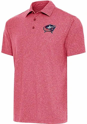 Antigua Columbus Blue Jackets Mens Par 3 Short Sleeve Polo