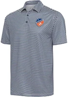 Antigua FC Cincinnati Mens Navy Blue Skills Short Sleeve Polo