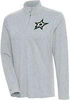 Antigua Dallas Stars Womens Grey Confront Qtr Zip Pullover