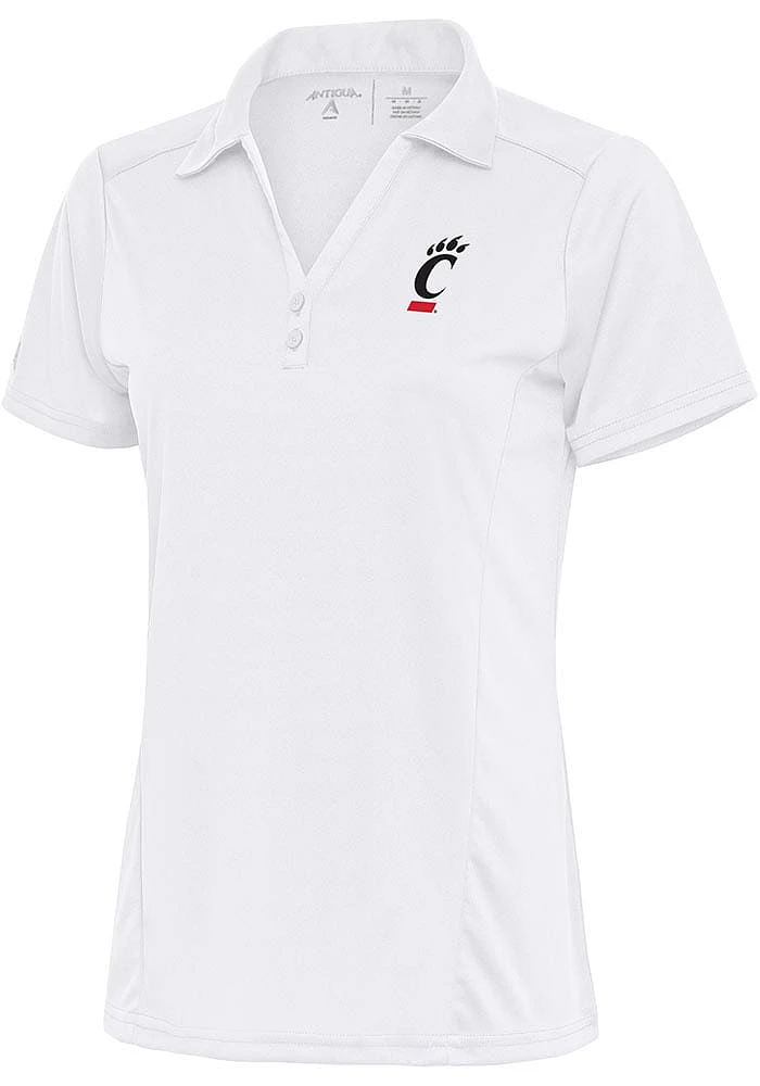 Antigua Cincinnati Bearcats Womens Tribute Short Sleeve Polo Shirt