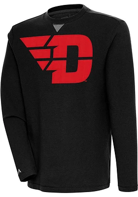 Antigua Dayton Flyers Mens Flier Bunker Long Sleeve Crew Sweatshirt