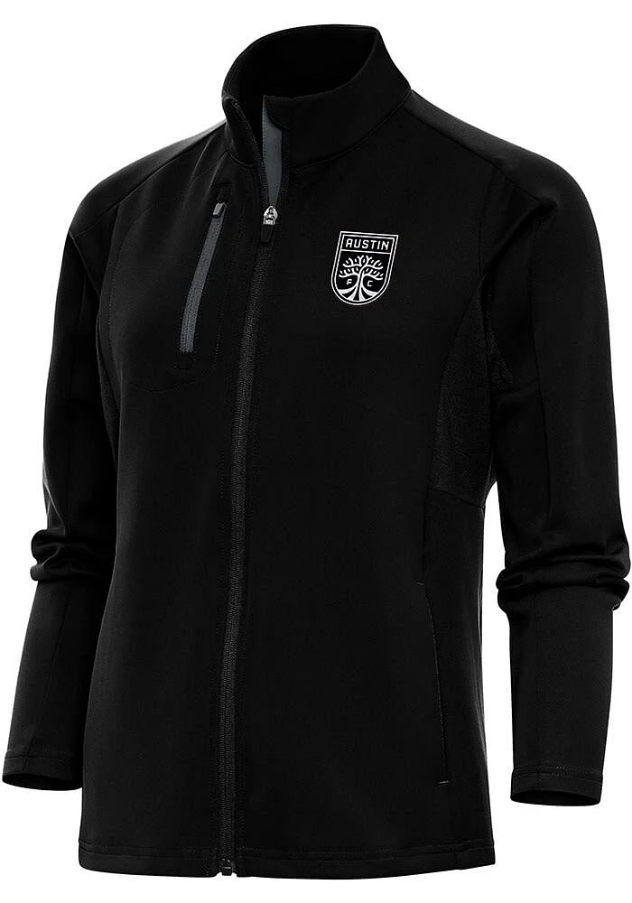 Antigua Austin FC Womens Metallic Logo Generation Light Weight Jacket