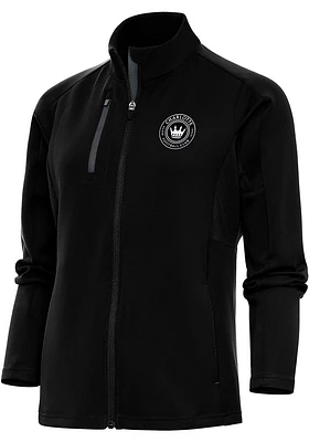 Antigua Charlotte FC Womens Metallic Logo Generation Light Weight Jacket