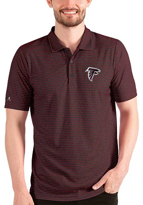 Antigua Atlanta Falcons Mens Black Esteem Short Sleeve Polo